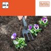 Ásólapát acél, üvegszálas, D nyelű, 66cm BLACK+DECKER