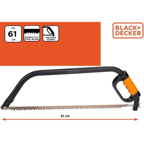 Keretes fűrész, 61cm, BLACK+DECKER