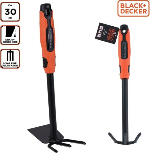 Kézi kapa, gumírozott markolat BLACK+DECKER