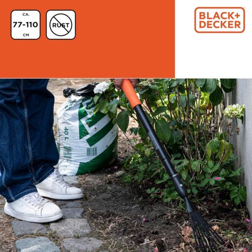 Kézi lombseprű teleszkópos 78-111cm 645g BLACK+DECKER