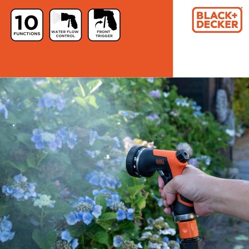Szórópisztoly deluxe 10 fejes BLACK+DECKER