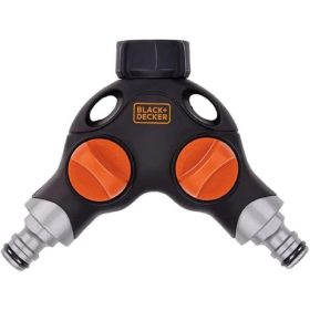 Csapcsatlakozó 3/4 fém kétágú csappal BLACK+DECKER