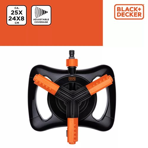 Öntöző háromfejes BLACK+DECKER