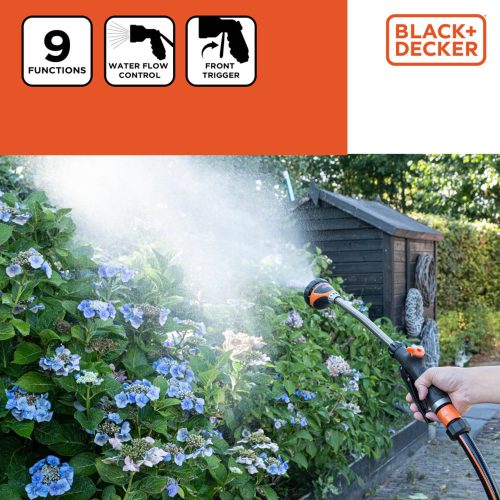 Szórópisztoly hosszúnyelű 9 fejes BLACK+DECKER
