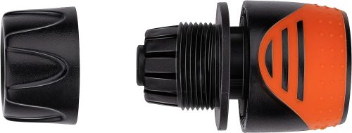 Tömlőcsatlakozó 1/2''+ AquaStop gumis BLACK+DECKER