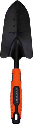 Kézi ültetőkanál fém, gumírozott markolat BLACK+DECKER