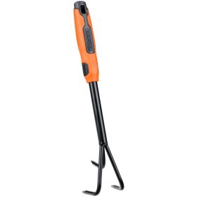Kézi kultivátor, gumírozott markolat BLACK+DECKER