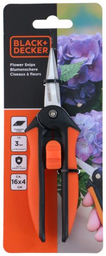 Kerti virágolló 16cm  BLACK+DECKER