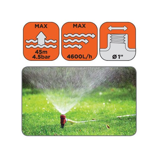 Kerti szivattyú 1100W Inox BLACK+DECKER BXGP1100XE