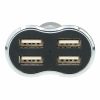 Telefontöltő autóba 4xUSB 4,8A 12/24V DUNLOP