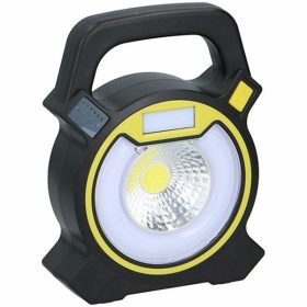   Munkalámpa 5LED COB 250lumen , piros + kék + SOS fényjelzéssel 13x17,5x4,5cm DUNLOP