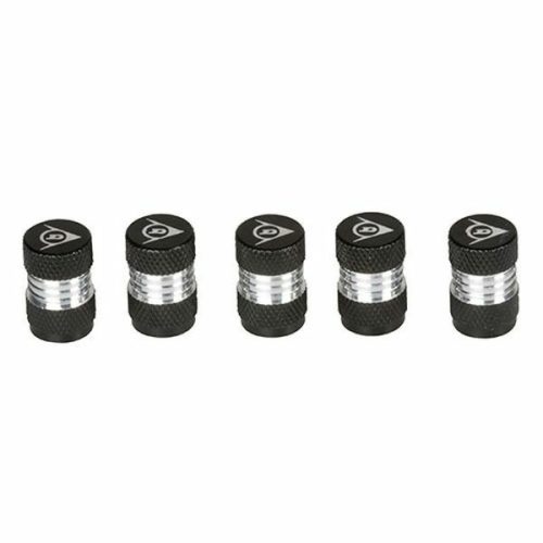 Szelepsapka  fekete/ezüst  5db ALU DUNLOP