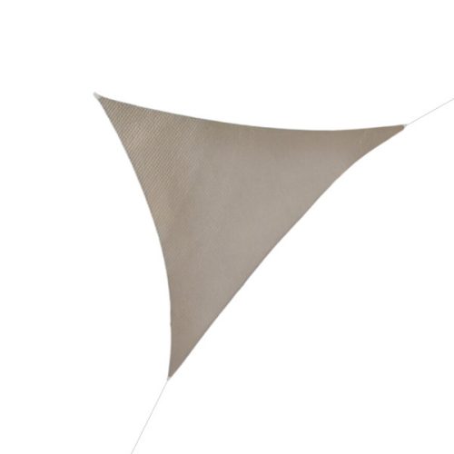 Napvitorla 3x3x3m, taupe színű, polieszter