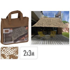 Napvitorla 2x3m, camouflage bézs színű, polieszter