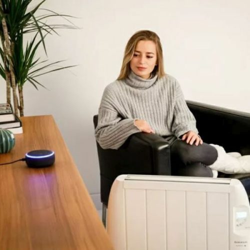 Malbork Connect 1500 okosradiátor, APP, WI-FI, IP24 védelemmel fürdőszobába is, ÖKO üzemmód, TAURUS