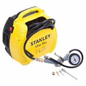   Hordozható elektromos légkompresszor 8 bar, 1,1kW, 180L/perc, STANLEY