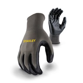   Nitrit markolatú, nylon/poliészter munkavédelmi kesztyű, 9-es méret, STANLEY