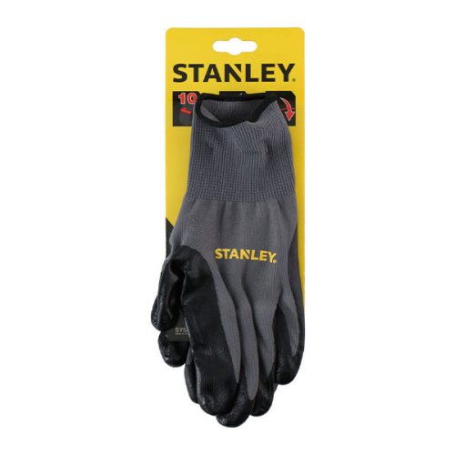 Nitrit markolatú, nylon/poliészter munkavédelmi kesztyű, 9-es méret, STANLEY