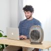 Taurus padlóventilátor fekete, oszcilláló, 2 fűtési fokozat 2400W Tropicano 3.5