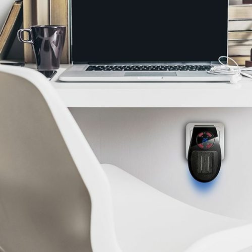 Hordozható mini elektromos fűtőtest, 500W, kerámia, Tropicano Plug Heater, TAURUS