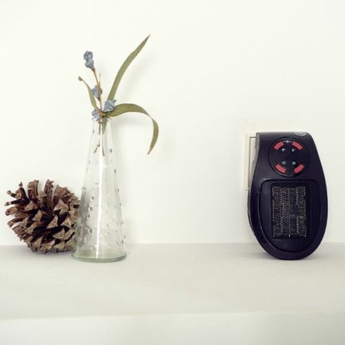 Hordozható mini elektromos fűtőtest, 500W, kerámia, Tropicano Plug Heater, TAURUS